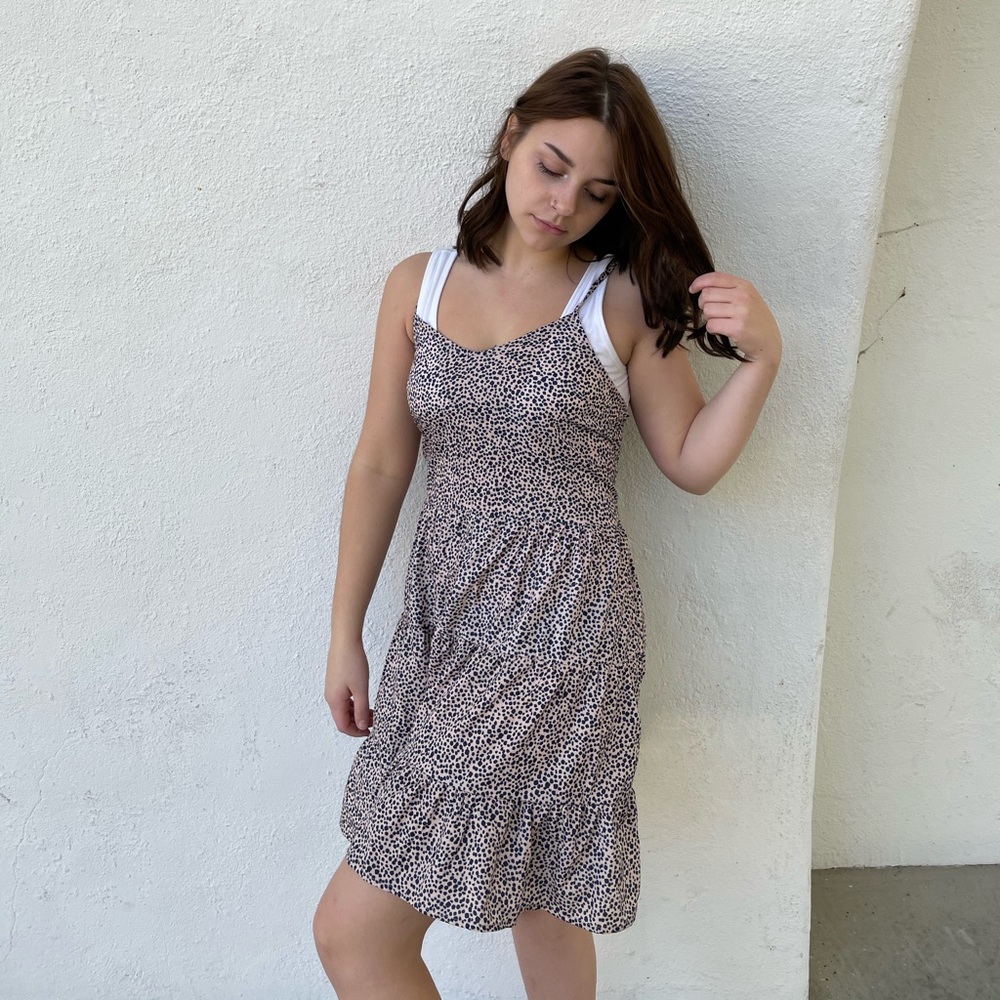 Shein leapird print dress